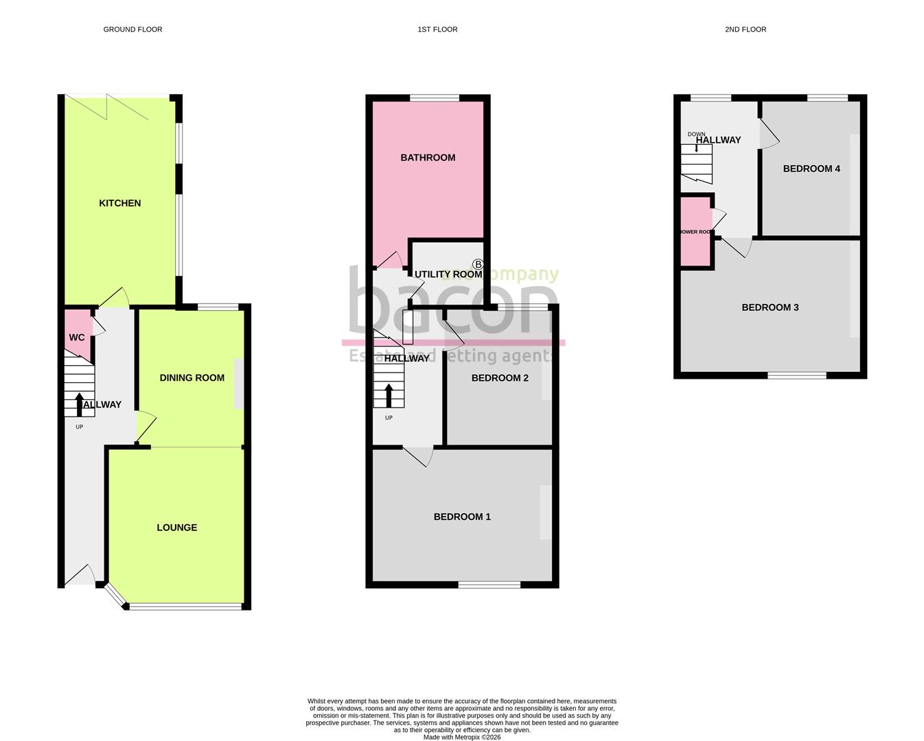 Floor Plan | House - Mid Terrace | Gratwicke Road, Worthing | For Sale